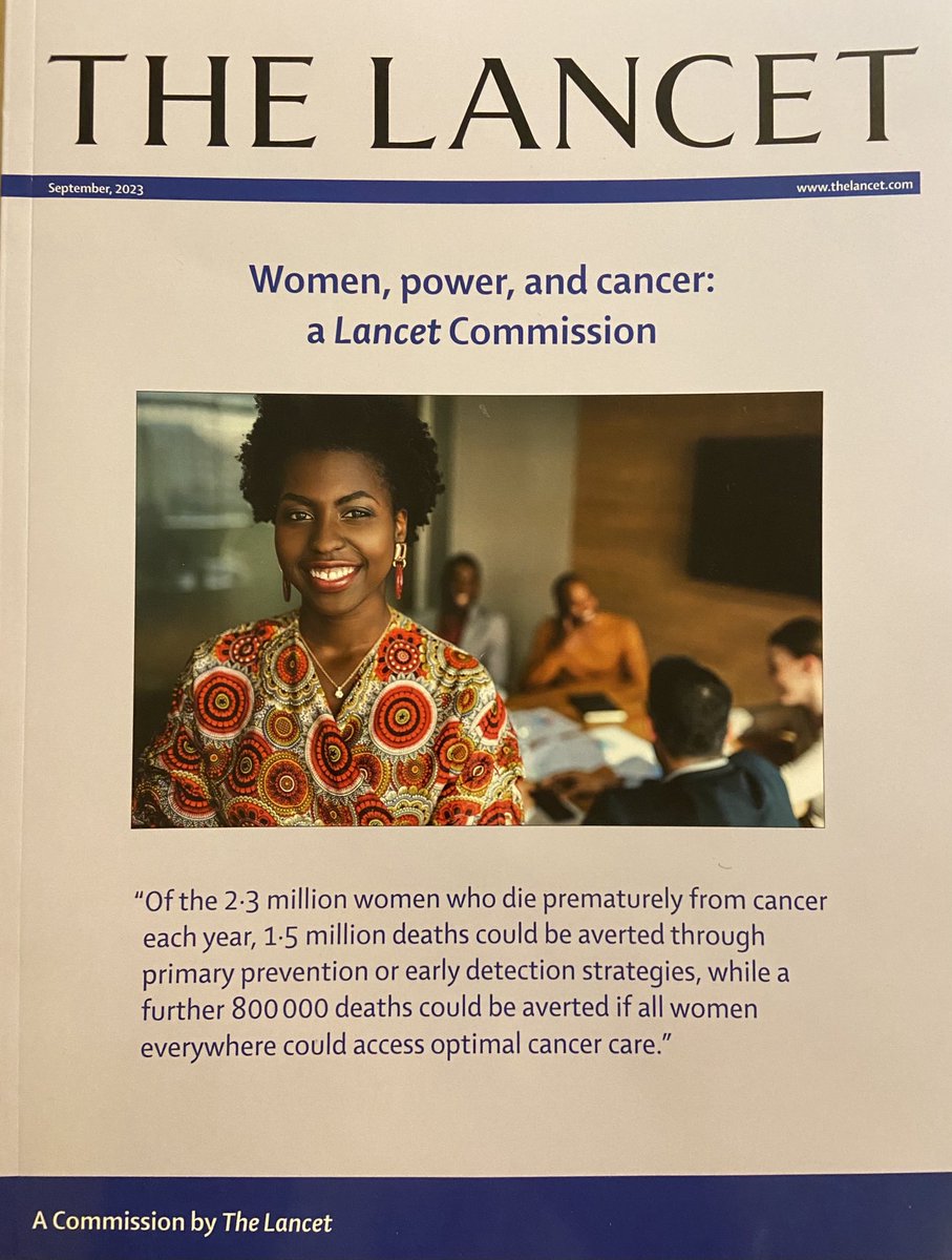 Our approach to women at risk of—and who live with—cancer needs to change. 2.3 million women die prematurely from cancer each year. Why? Because “patriarchy dominates cancer care, research, and policy making.” Power is life.