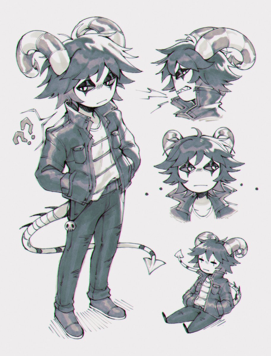 NeykStar's tweet photo. No suelo subir OCs por lo general, pero me gusta como me quedó mi impsona, así que la comparto por acá igual ✨

#impsona #HelluvaBoss https://t.co/QlVNipddxO