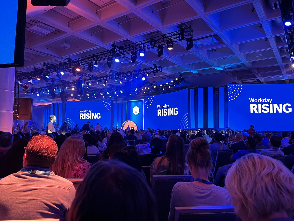 Very excited for #WDAYRising to begin.  #lifeatPTC