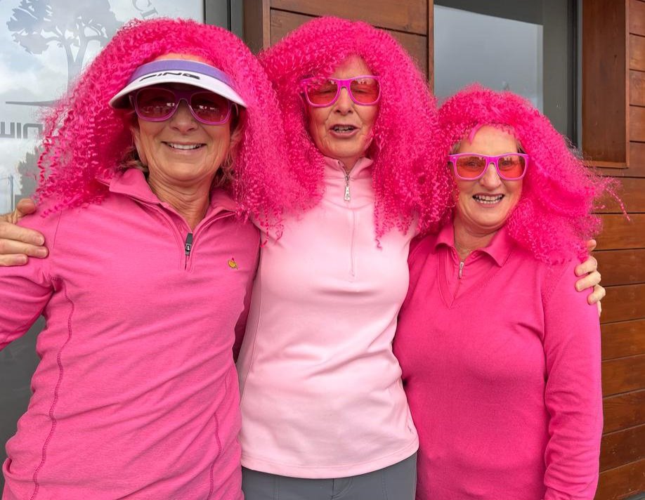 Douglasgolfclub's tweet photo. The Douglas Ladies really entered into the spirit of things for their annual Play in Pink Charity Day yesterday!
💗💗💗💗💗 https://t.co/Yek6HHe3vN