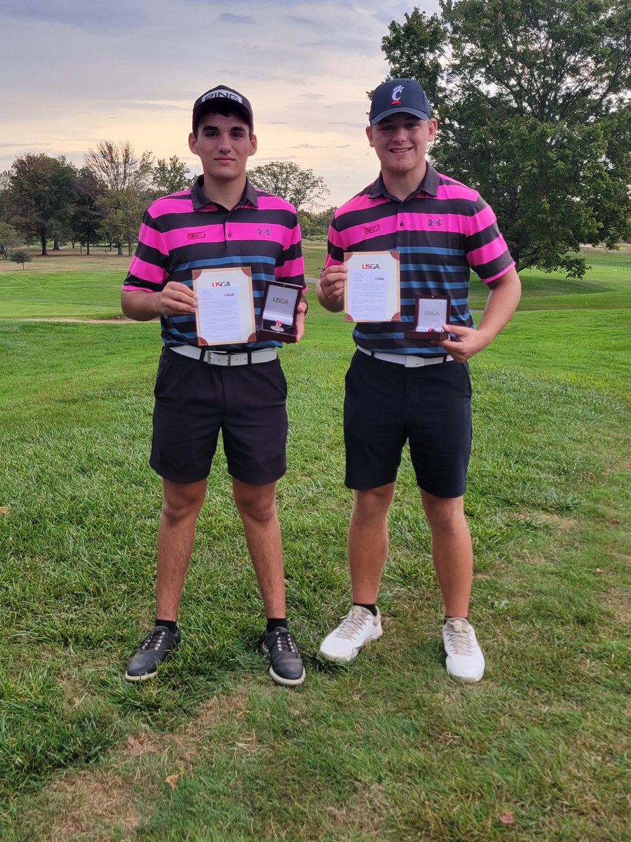 USGA 4 Ball Bound. Brayden and I shot 62, 10 under par today to win the qualifer and advance to the Philadelphia Cricket Club.