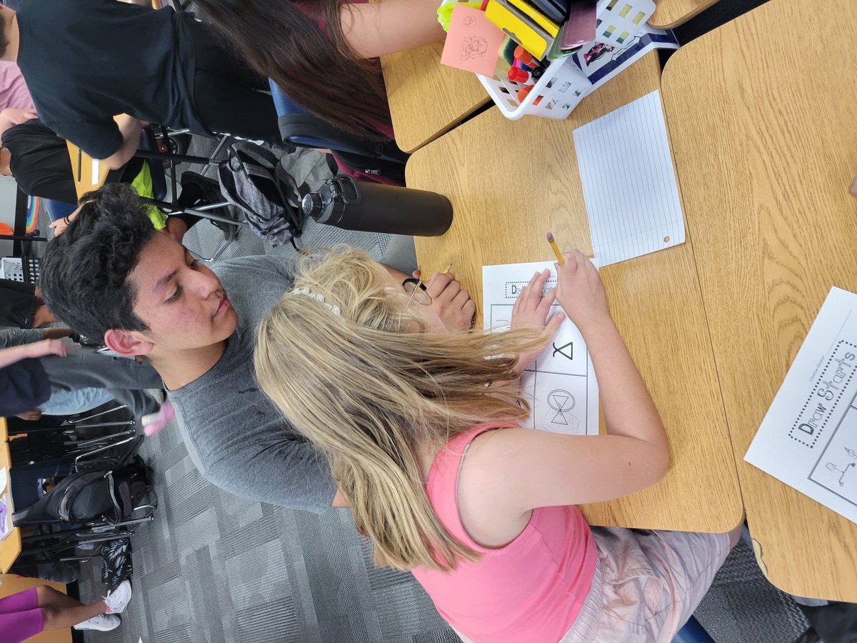 BesdGifted's tweet photo. @MomentBulb @JasinskiJaguars Learning Unlimited 8th graders continued to mentor gifted students in grades 3-5 with a creativity challenge. #gifted #buckeyegifted https://t.co/N225Jzcxo7