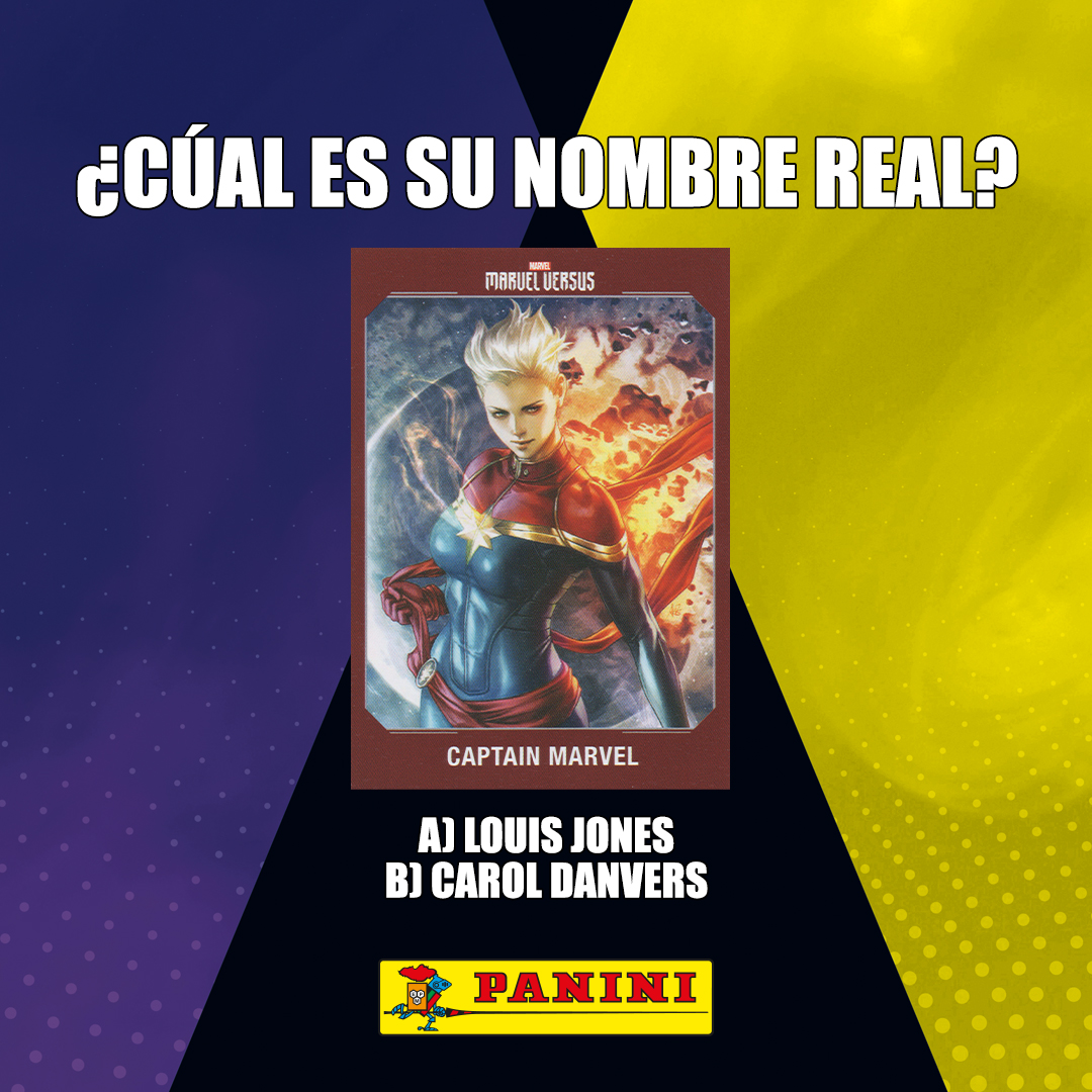 Panini_mexico's tweet photo. Si eres un verdadero fan, además de contestar correctamente, seguro ya estás por completar tu colección de #MarvelVs de Panini. 🦹‍♀️🆚🦸‍♂️

🛍 Búscalas en Sanborns, Tienda Panini, Voceadores y Online https://t.co/6UM6GR3Ohu https://t.co/CJPkhNIPcA