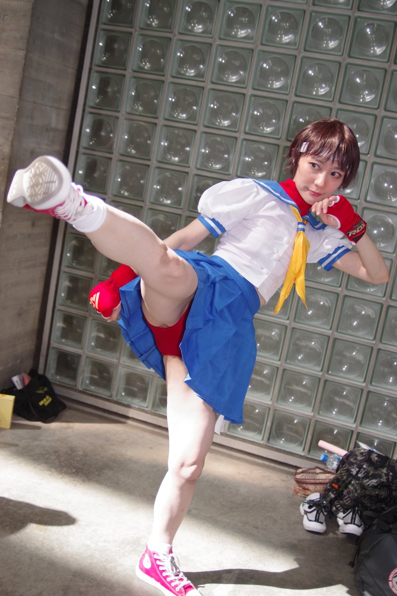 春日野さくら 等身大パネル ストリートファイター 🌸春日野さくら🌸 20230730ワンフェス