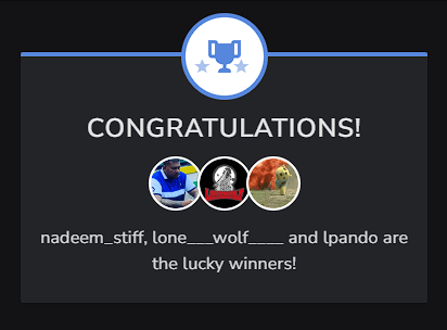 SoljaD1's tweet photo. #Congratulations to all our #winners
7th #ViewerAppreciation #Giveaway was another success!
Thank you to everyone who participated! You all are winners in my books. https://t.co/rIfnWl7Bj1