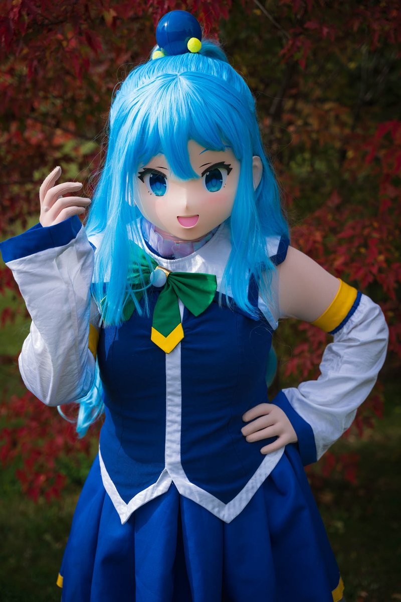 Coming up on midweek. Another pic of <a href="/MephD_Kig/">Meph</a> as Aqua from #Konosuba 

Mask: <a href="/ChrisAndMeph/">Chris and Meph</a>