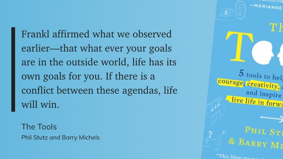 anilbajpai's tweet photo. It is not what we expect but rather what life expects of us. 
#Books #The_Tools #Viktor_Frankl #Frankl #Yes_To_Life #Mans_Search_For_Meaning https://t.co/sbLjANyzO8