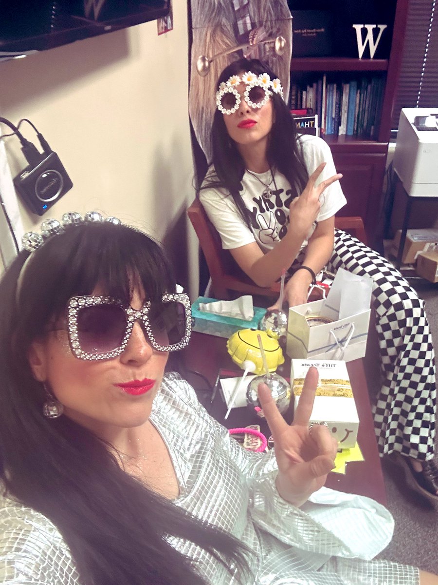 MrsHWC's tweet photo. Day 2: let’s get groovy with the 70’s!!!! @MrsVasquezTeach @bloomer_sa @dr_maika @parliamentWC  photo cred goes to our fave @texashector https://t.co/pDkoT6hPsW
