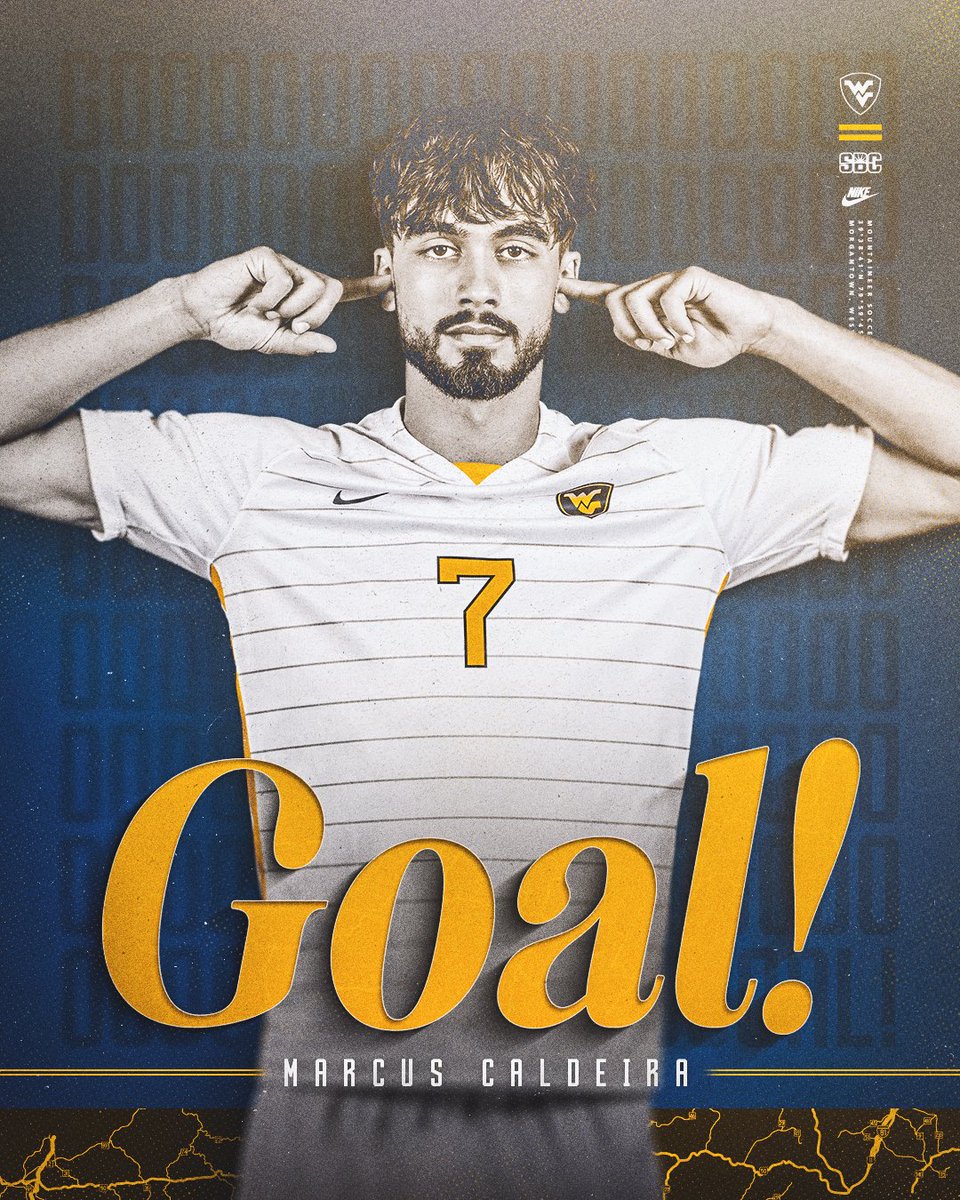 Marcus Caldeira is him!! 

Mountaineers lead 1-0 early in the second half!

#HailWV