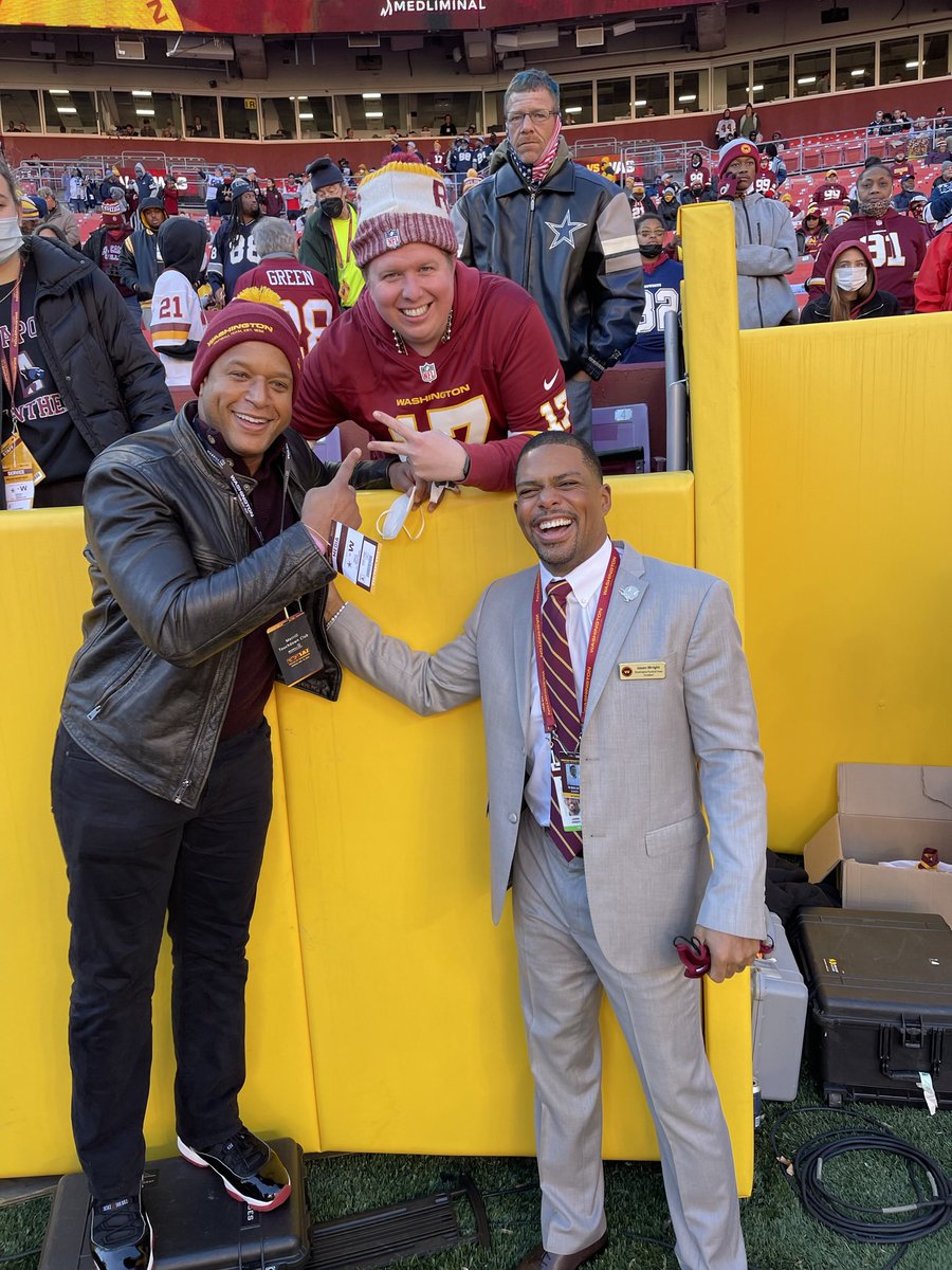 howardwathen's tweet photo. @whoisjwright Looking forward to it. Here’s the first time we met @craigmelvin! https://t.co/igOOQLv1mK
