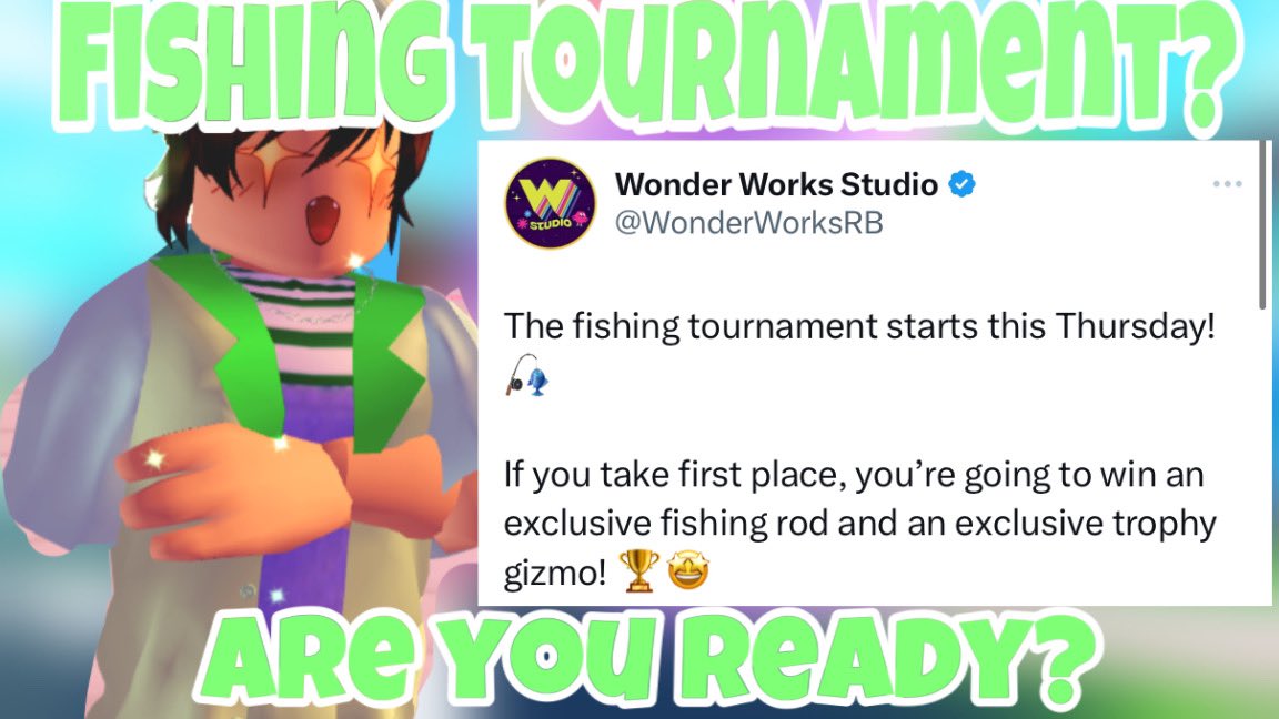 Ciao!!!!!!  New OB2 video out on my channel ( 😱New Fishing Tournament Happening This Thursday!!! Are you ready 👀 ) don’t forget to subscribe if you haven’t 😅 youtu.be/11ghOCrhsz4?si… #roblox #overlookbay #OB2