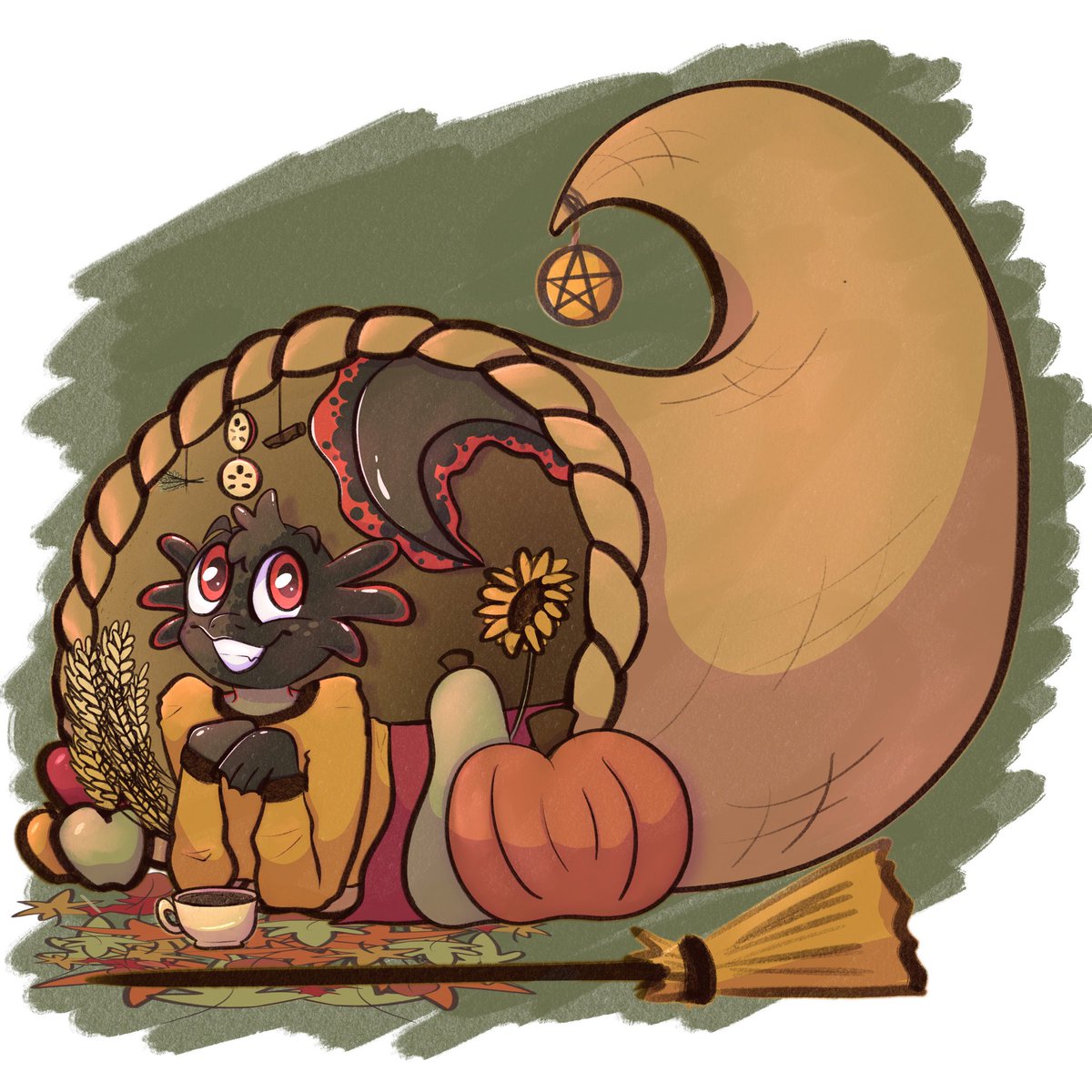 FurCreators's tweet photo. “Hello sweater weather! We hope everyone is cozying up for autumn, and happy Mabon to those who celebrate!"
Quote and Art made by: Sketch
#fallsolstice #furry #furryart #furcreators #axolotl #fall https://t.co/t94pqu9iSy