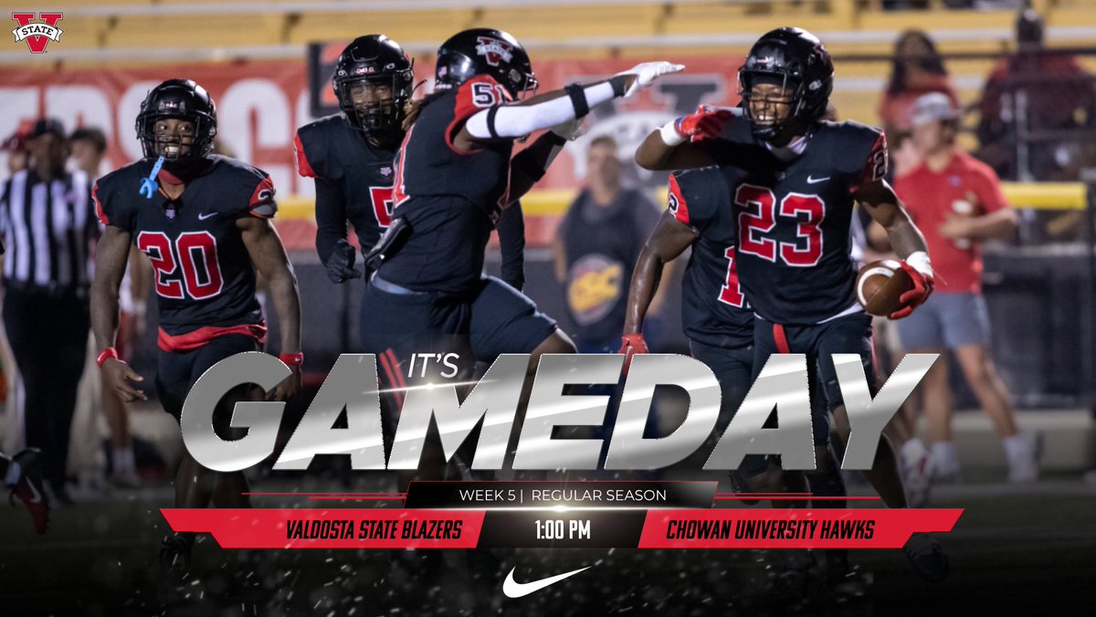 🗣️🗣️WAKE UP

ITS A BLAZERS GAMEDAY🔥🔥
After a long travel to North Carolina, the BLAZERS are back in ACTION🎬

1:00 PM 
GARRISON STADIUM, MURFREESBORO,NC

TUNE IN ⬇️⬇️
flofootball.com/signup?redirec…

#ISO #CONSISTENCY