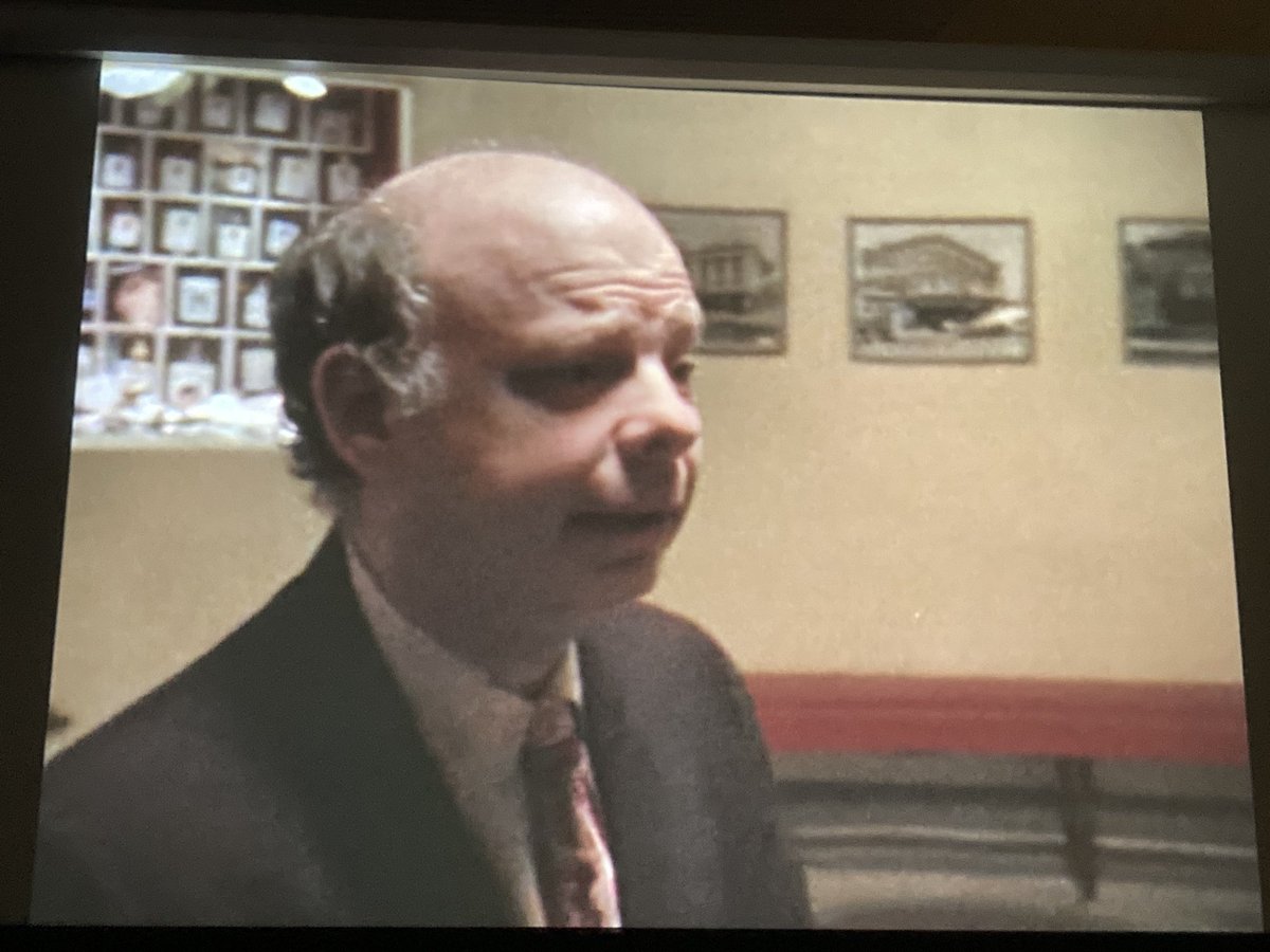 Proto-prestige tv with vinyl! Bmore’s still thriving <a href="/NormalsBooks/">Normals Books</a> in David Simon’s first series, Homicide. S7 E14 was directed by future Sopranos helmsman Tim Van Patten—and also features Baltimore’s Senator Theatre, with Wallace Shawn playing its proprietor. Cc: <a href="/AoDespair/">David Simon</a>