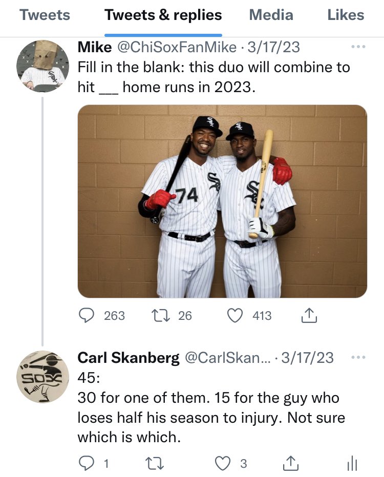 CarlSkanberg's tweet image. 38 and 18. Cheers to exceeding expectations. @ChiSoxFanMike 
#lowexpectations