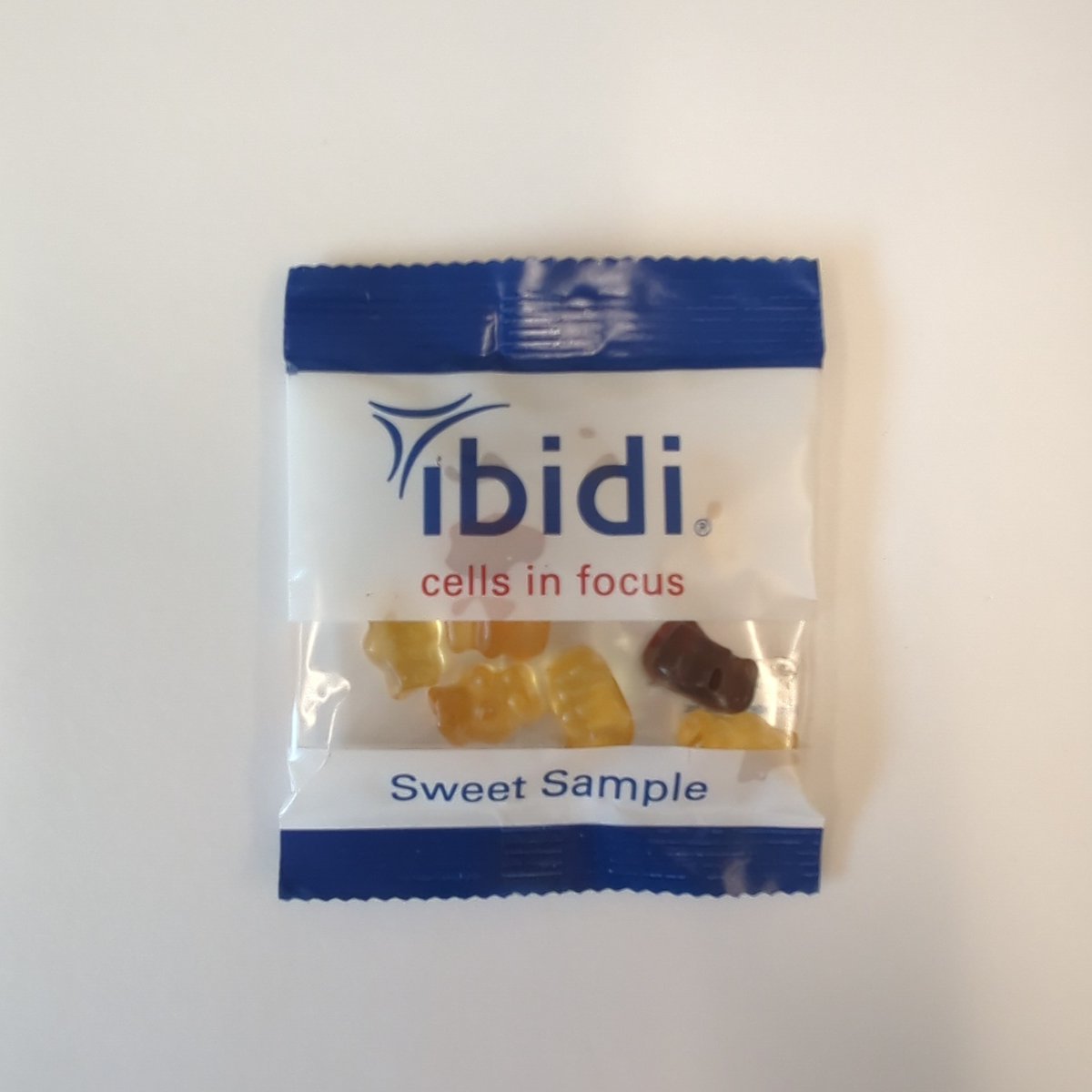 hcmcheng's tweet photo. Did not know ibidi has their own gummy bear 🙈 https://t.co/E2HNsjZ296