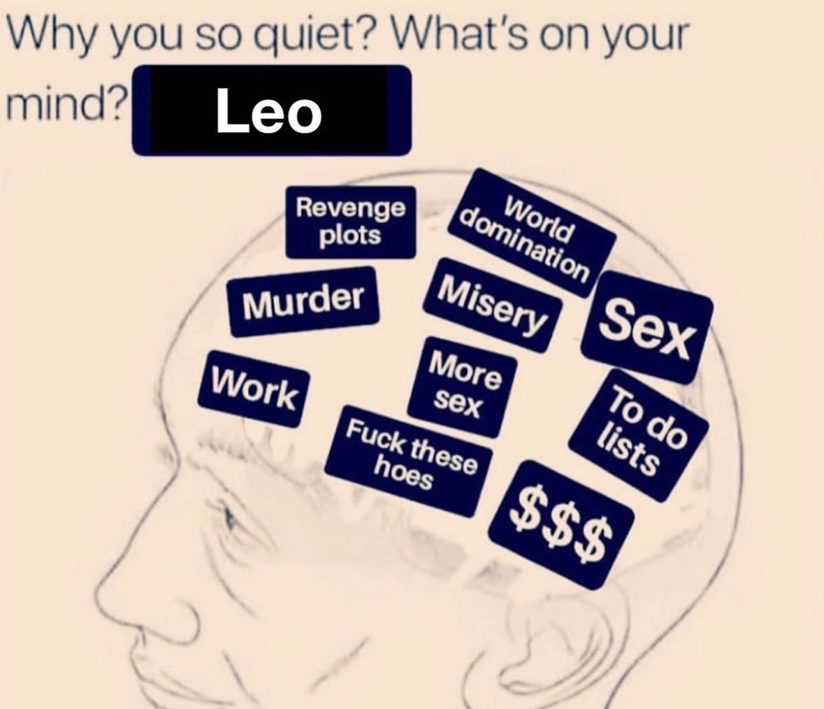 Leo_Tweets's tweet image. #Leo facts 👏🏼