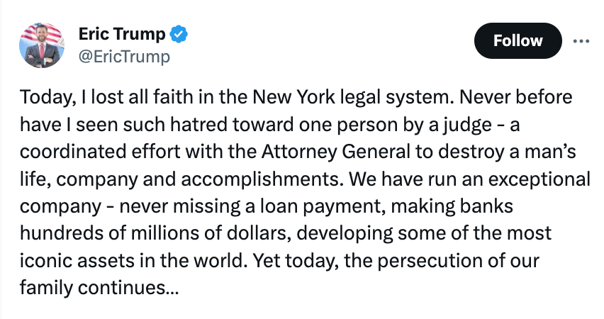 MaryLTrump's tweet photo. Eric who? https://t.co/RjLJwfVAih