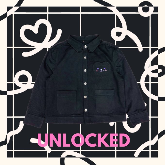 WE DID IT! The lovely jacket in black is now unlocked and is available as a alternative color way to the pink ➰🖤 thank you everyone who back  my Kickstarter and making this happen 😭

Tomorrow at midnight is the last day to back the lovely jacket kickstarter! 