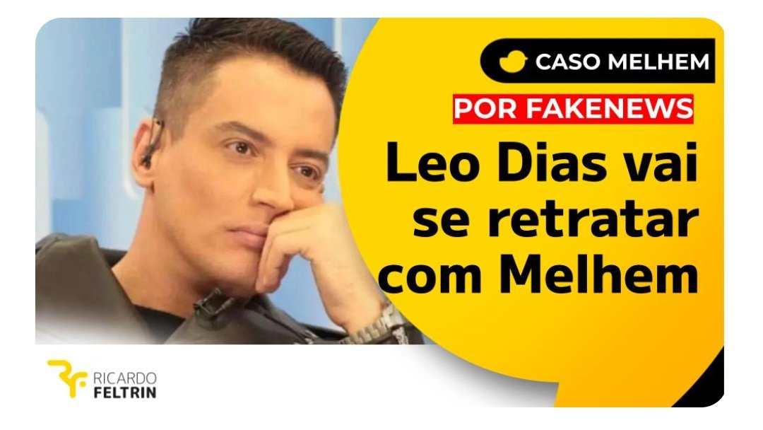 feltrinoficial's tweet photo. LD acusou Melhem de ter assediado professora de inglês que dava aula a ele dentro da Globo, e que ela se queixou no RH. Jurídico da Globo disse que Melhem nunca teve aulas. #fakenews #leodias #feltrin #ooops https://t.co/dR9icaqrDz