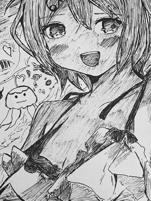 #まじぱねぱれっと
#しゃらくせ絵
#おにかき

これでぶいぱい6人の
色紙が完成しました 