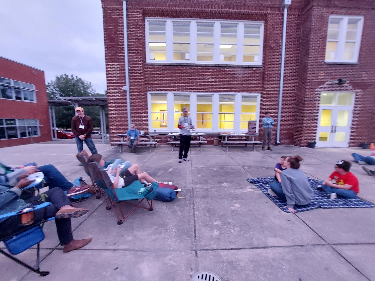 Our Chimney Swift viewing event <a href="/FuquayVarinaMS/">Fuquay-Varina Middle School</a> was a success even if the birds didn't want to cooperate. 🤷‍♀️ Many thanks to <a href="/WakeAudubon/">Wake Audubon Society</a> for coming out to share all about Chimney Swifts for TACO 🌮 week! <a href="/LHECMES/">Lincoln HeightsECMES</a> <a href="/wcpssmagnets/">WCPSS Office of Magnet Schools (Choice Schools)</a> @Lindsay4Wake <a href="/Monika4Schools/">Monika For Schools</a> <a href="/LHES_PTA/">Lincoln Heights Environmental Connections MES PTA</a> <a href="/AlisonDyess/">Alison Dyess</a>
