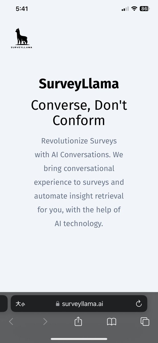 KKCodeBrew's tweet photo. Excited to announce that I’m on the verge of launching #SurveyLlama, an intelligent conversational survey tool! It’s an open-source project and I’d love to have some community support to make it phenomenal. Let’s bring interactive and intuitive surveys to everyone! 🛠️ #OpenSource https://t.co/bAndzeQV0Z