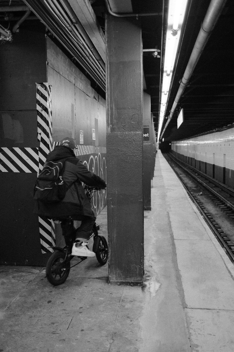 A rainy day in New York.