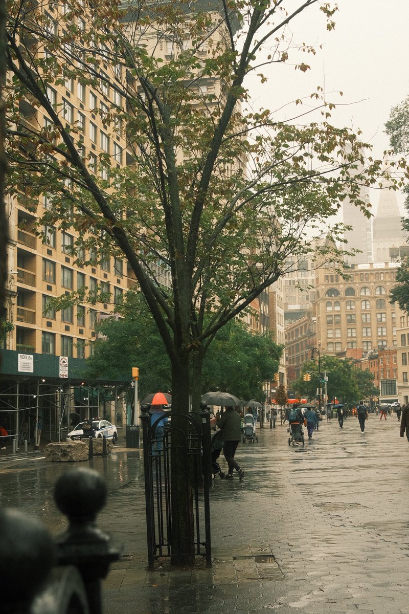 MosGenThePoet's tweet photo. A rainy day in New York. https://t.co/zmOT6H7cnw