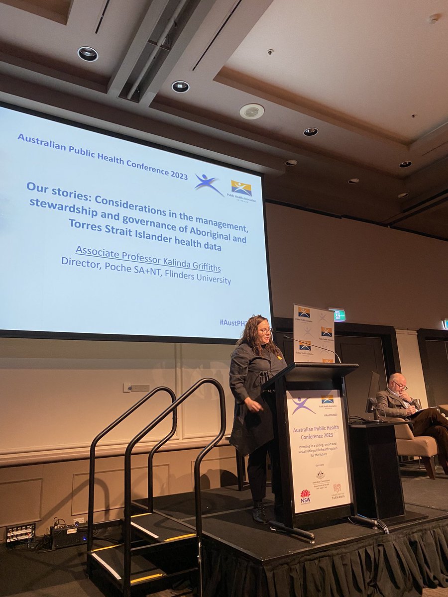Dr Elissa Elvidge (@elissaelvidge) on Twitter photo Awesome talk by <a href="/Klick22/">A/Prof Kalinda Griffiths - PhD (Epi), MPH, BBMSc</a> at #AustPH2023 <a href="/_PHAA_/">PHAA is on Bluesky</a> about Indigenous data governance & sovereignty. Highlight of the conference so far 🙌🏾🔥 Awesome talk by <a href="/Klick22/">A/Prof Kalinda Griffiths - PhD (Epi), MPH, BBMSc</a> at #AustPH2023 <a href="/_PHAA_/">PHAA is on Bluesky</a> about Indigenous data governance & sovereignty. Highlight of the conference so far 🙌🏾🔥