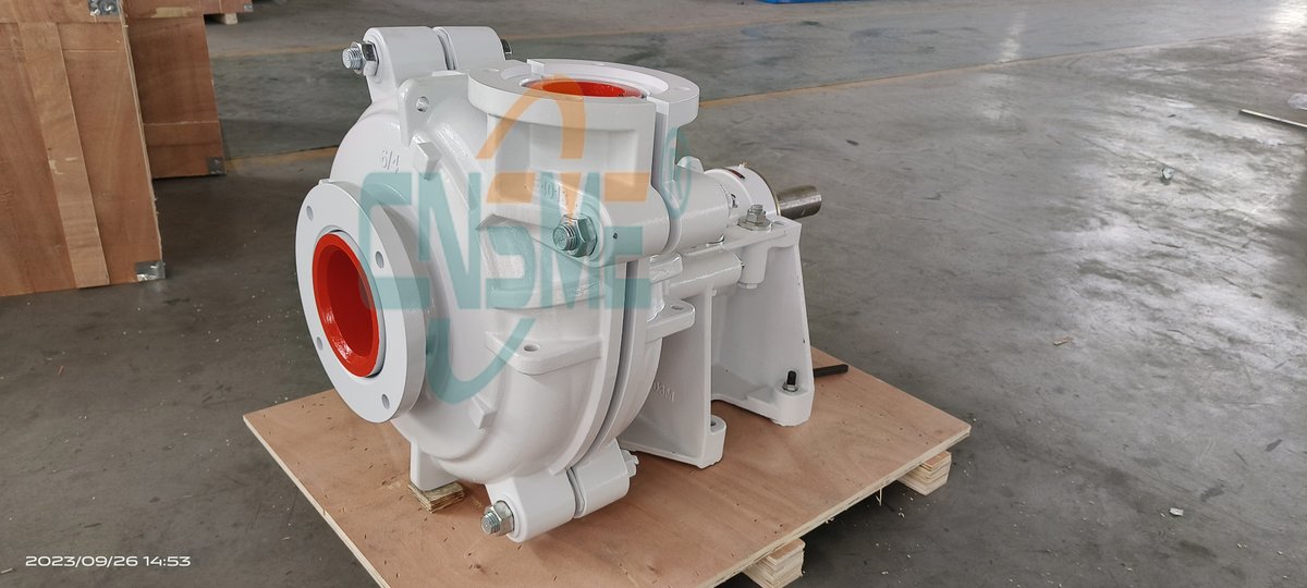 Newly manufactured 2 6/4 DAH slurry pumps ready for delivery. CNSME offers customized slurry pumps, OEM&ODM. Choose CNSME when purchasing slurry pumps.