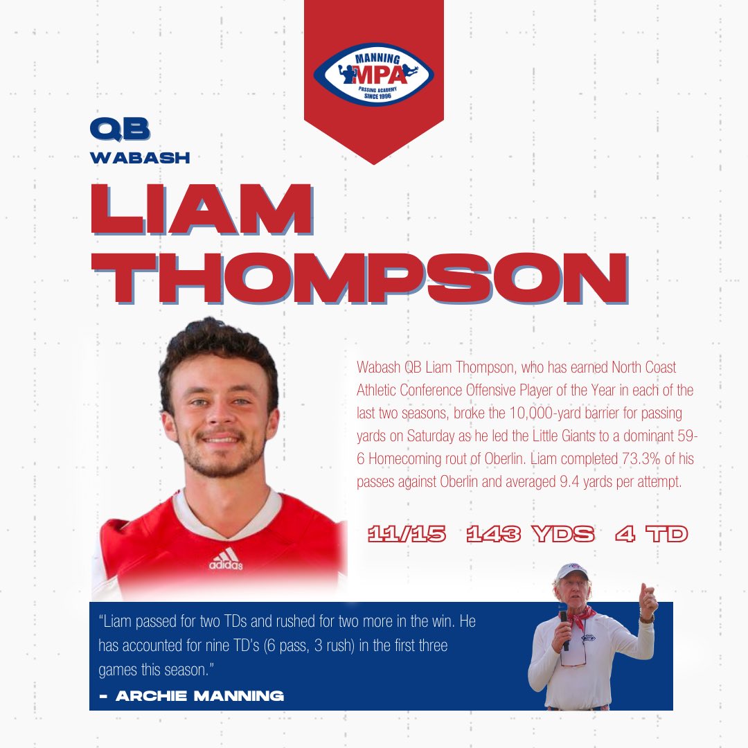 Manning Passing Academy tweet media