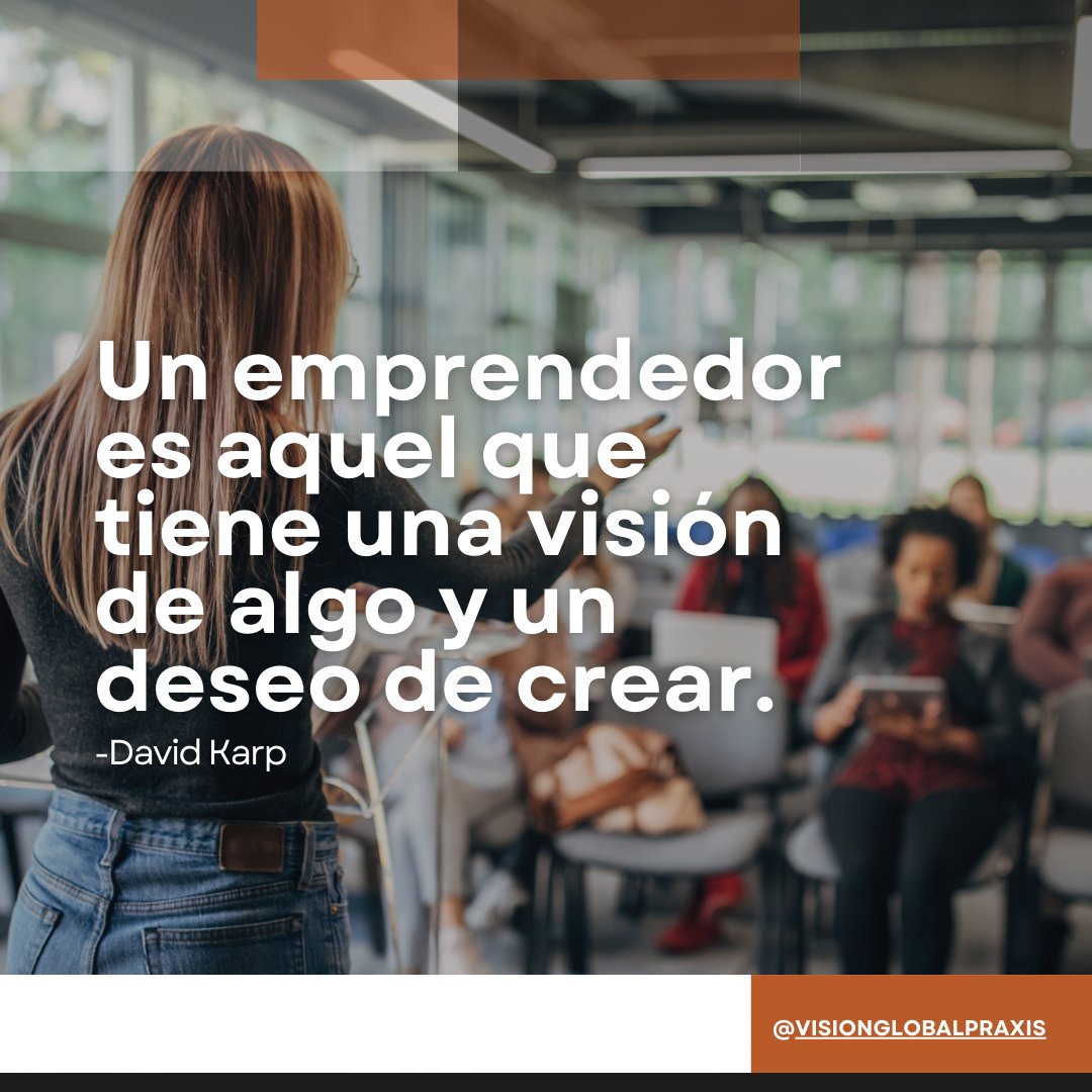 BusinessPraxis's tweet image. El emprendimiento es el viaje que transforma sueños en realidades. Cada desafío es una oportunidad, y cada paso nos acerca al éxito. Emprender es atreverse a construir el futuro.
 
#AllGenerations #EquiposAgiles #GobiernoCorporativo #EstrategiaEmpresarial #CreacionDeValor