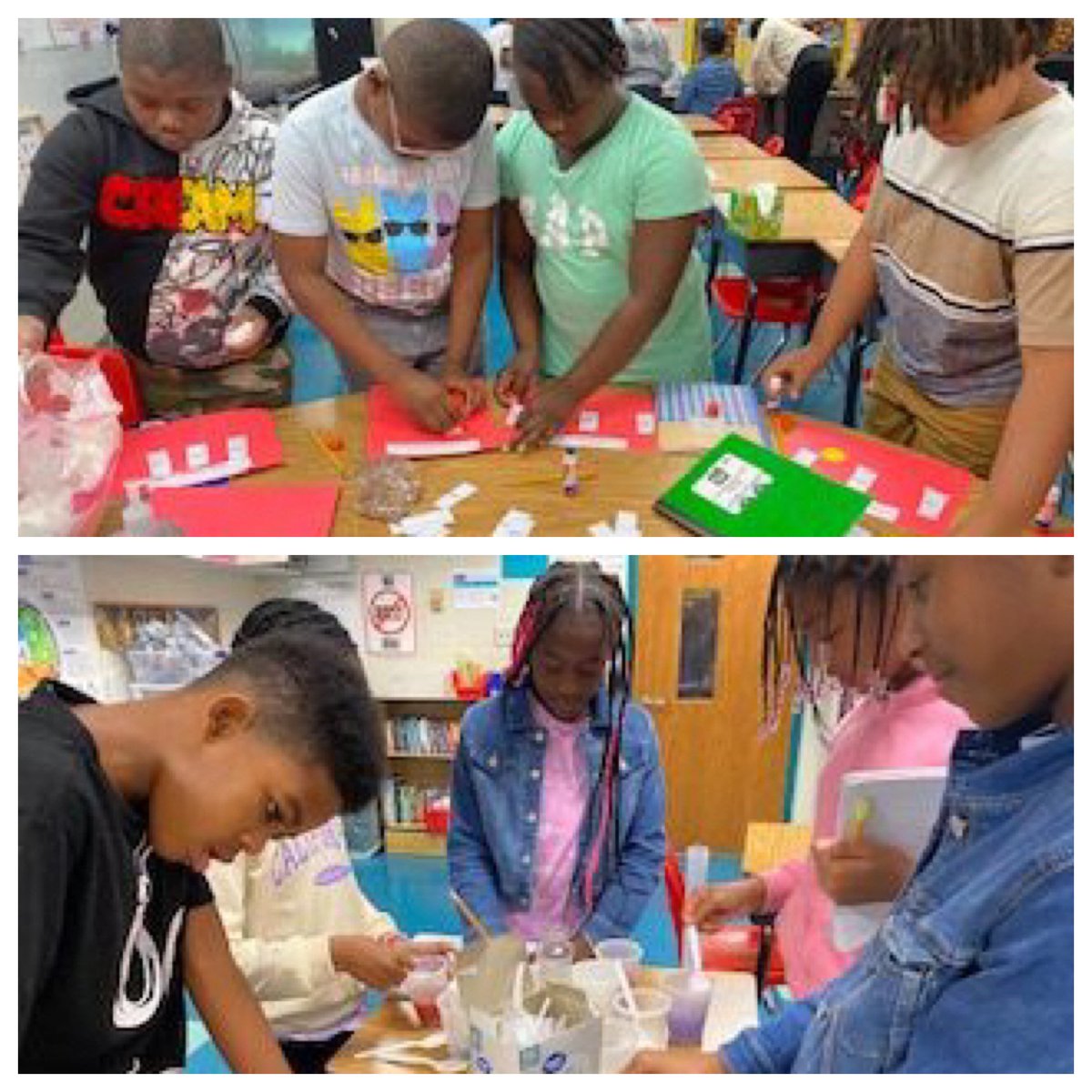 ArthurAsheJrES's tweet photo. 5th graders spent the morning engaged in hands on learning through scientific investigations and experiments with a focus on Matter!  #intentionallearningexperiences #authenticandconnected #reachforthestars https://t.co/Rp71j54Jvi