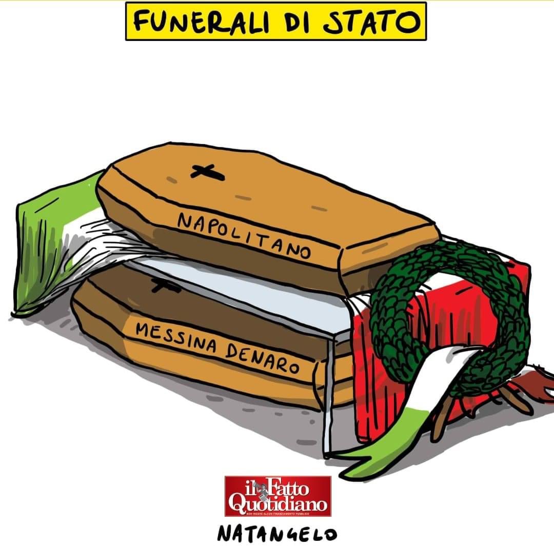 #MessinaDenaro #Napolitano #FuneralidiStato