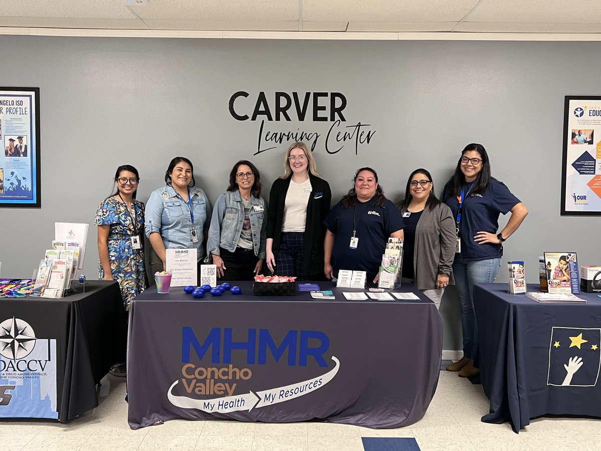 just_claudia's tweet photo. Carver’s Open House gave our team an opportunity to share the many ways we are supporting students and their families on our campus. We ❤️ our kids! @SanAngeloISD #differencemakers #AlternativeEd https://t.co/M8drqSoMpt