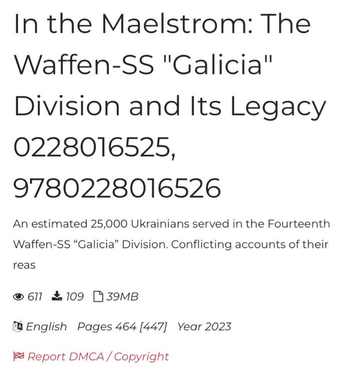 RealAndyLeeShow's tweet photo. Respectfully, I am going to need Deputy Prime Minister Chrystia Freeland to respond. A preface in a book authored by her uncle, Myroslav Shkandrij, titled ‘In the Maelstrom,’ very clearly states her family member volunteered for the Nazi Waffen-SS “Galicia” Division.

@cafreeland https://t.co/rrkgHsdD45