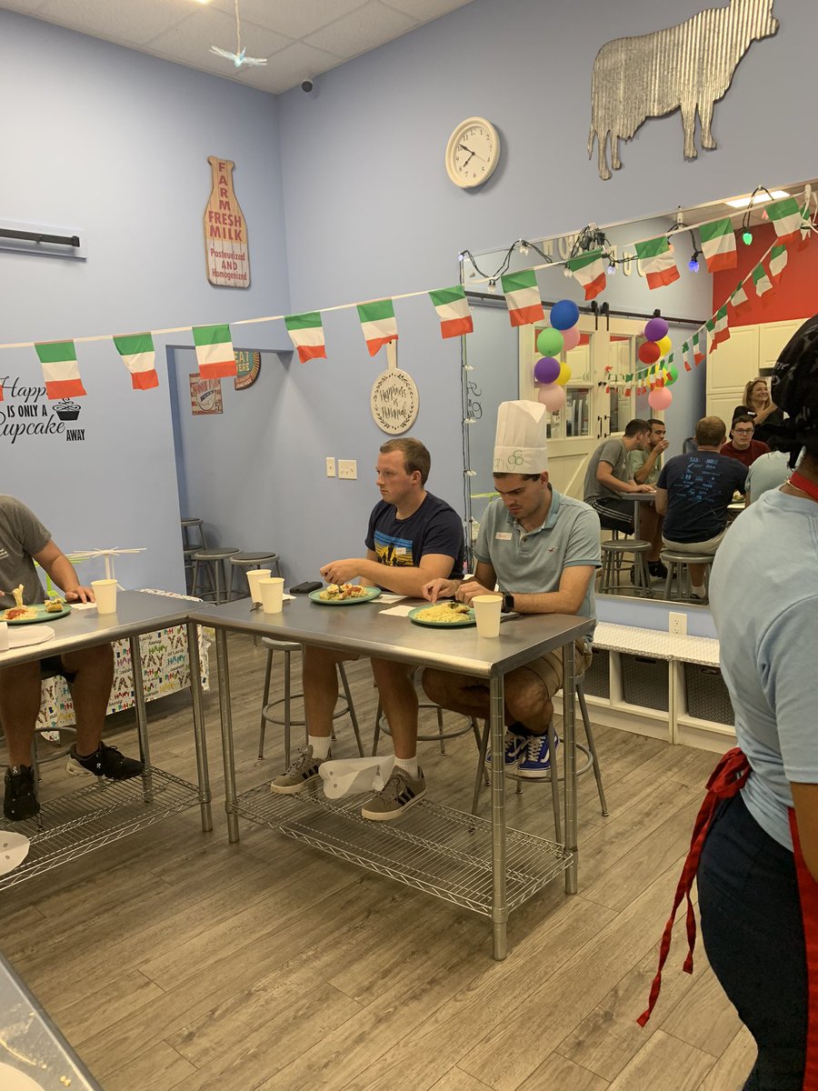 Great evening with our friends making homemade pasta, marinara sauce and garlic bread  👨‍🍳🇮🇹 
Everything was delicious!
Thanks to the team Flour Power Cooking Studios: Charlotte Rea Farms
#chefsintraining 
#CookingDay 
#Lifeskills