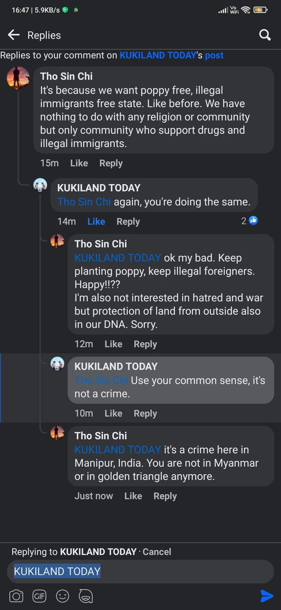 dhiraj_luwang's tweet photo. Kuki Zo people say that planting poppy and harbouring Illegal immigrant militants is not a crime. They support the drug cartels to get their own separate administration.What a pitiful community! @billieguarino @Bimol_Akoijam @meiteiheritage @ndtv @ramindesai @VladAdiReturns @ndtv https://t.co/oQTghp8RR4