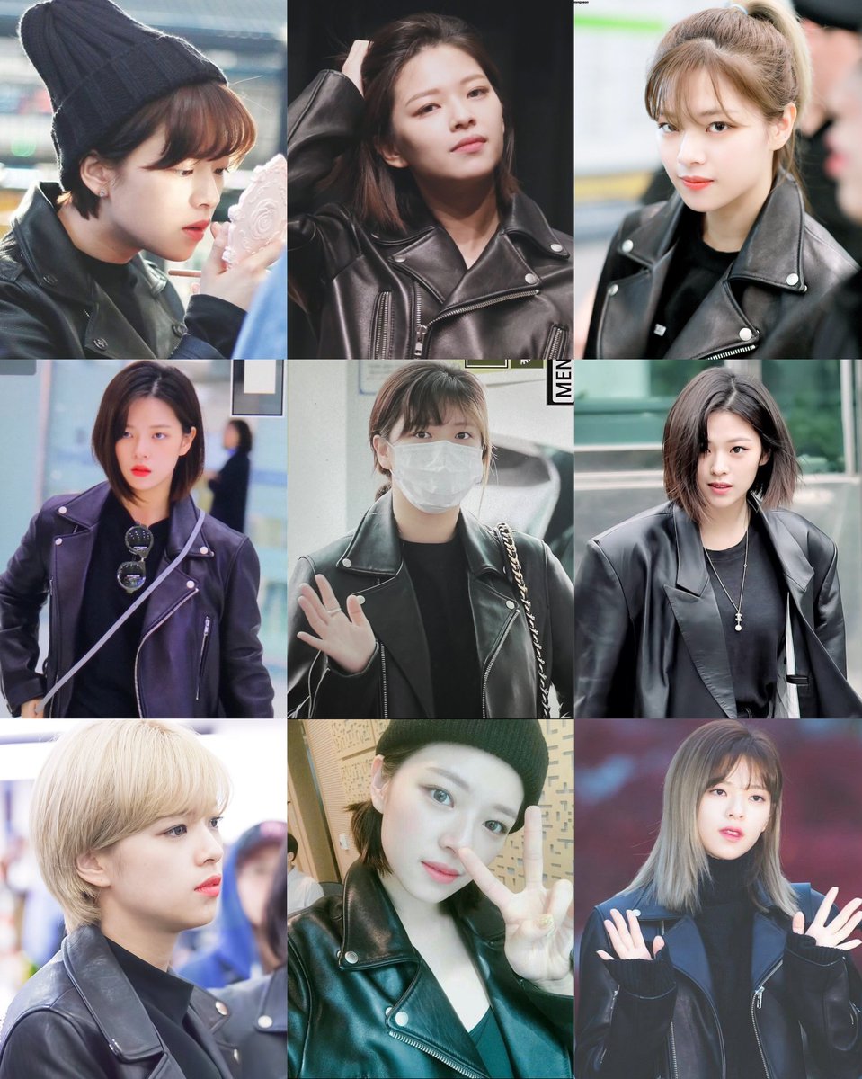 Jeongyeon in her iconic black leather jacket from 2015 to 2023

#정연 #JEONGYEON #ジョンヨン