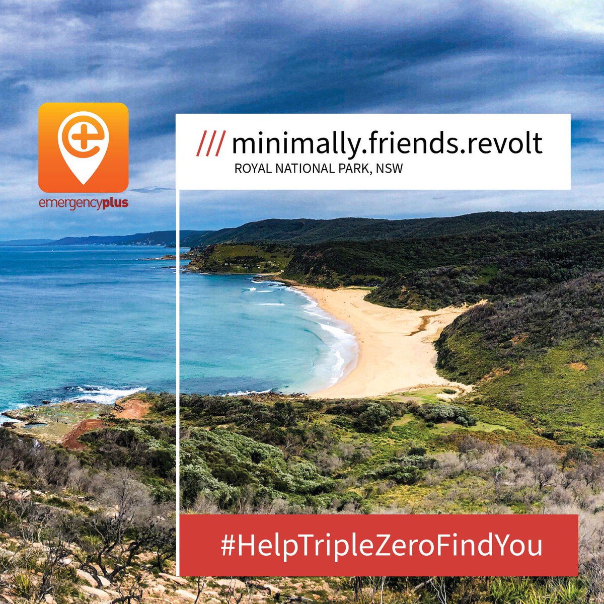 The Emergency + App is one of the most important apps you can have on your phone and may save yours or someone else’s life in an emergency.

Now with added “What3Words” to help get your location to emergency services even easier than ever. 

emergencyapp.triplezero.gov.au