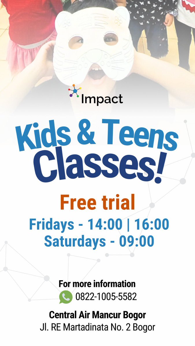 Join the free trial and let your kids join in the fun. 
#kursusbahasainggris #kursusbahasainggrisuntukanak #kursusbahasainggrisdibogor #englishcourse #learnenglish