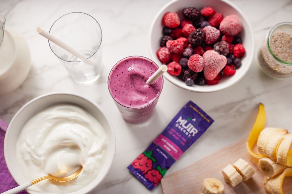 Did you know you can use MUIR Energy gel to make a smoothie? Yuuum!