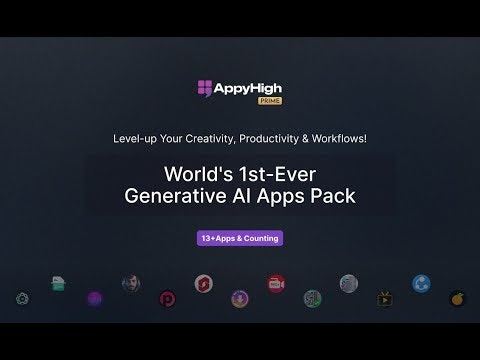 ai_picks's tweet photo. 🚀 Introducing AppyHigh Prime, the world's 1st generative AI app bundle! 🌟💥 Unlock endless possibilities with AI-powered apps that revolutionize your digital experience. Check out this game-changing product at https://t.co/YDx4i4vVjX! #AI #AppBundle
@DhuriaVenus @RohanRecomme https://t.co/dMTCwyh0Fg