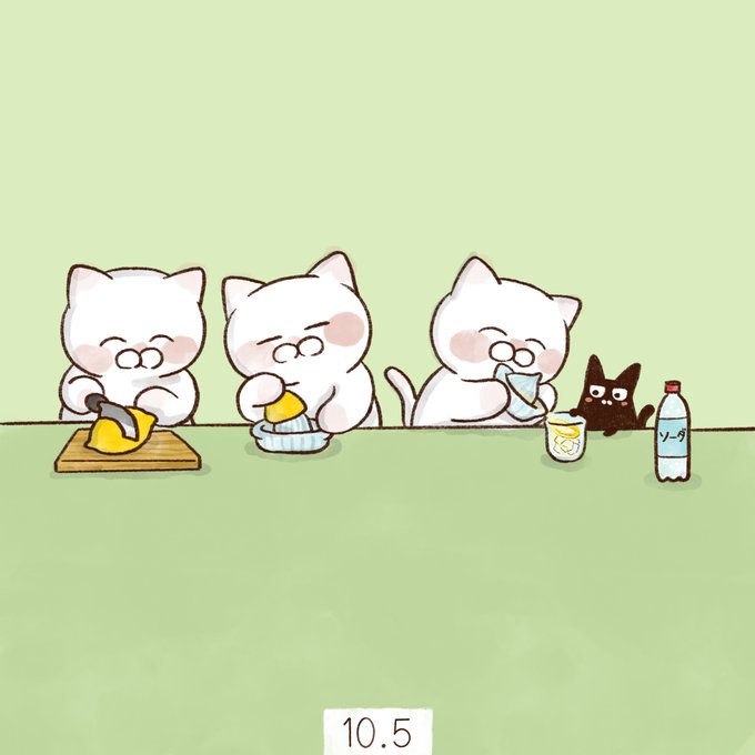 「glasses white cat」 illustration images(Latest)