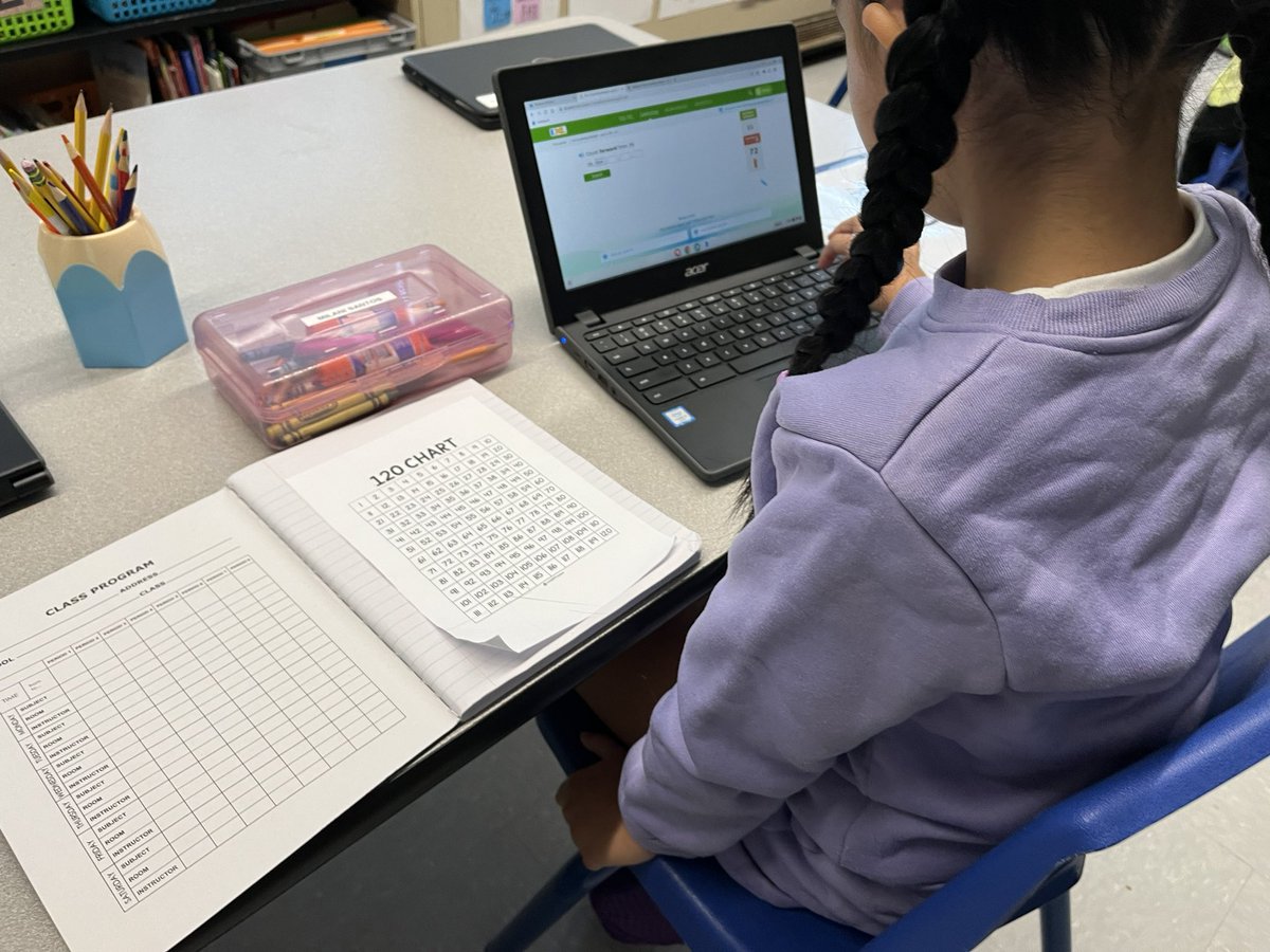 _anmontano's tweet photo. 1M has been working extremely hard at establishing the routine of math stations and exploring RSD’s digital platforms! 👏🏼 https://t.co/wqxdLpRYrN