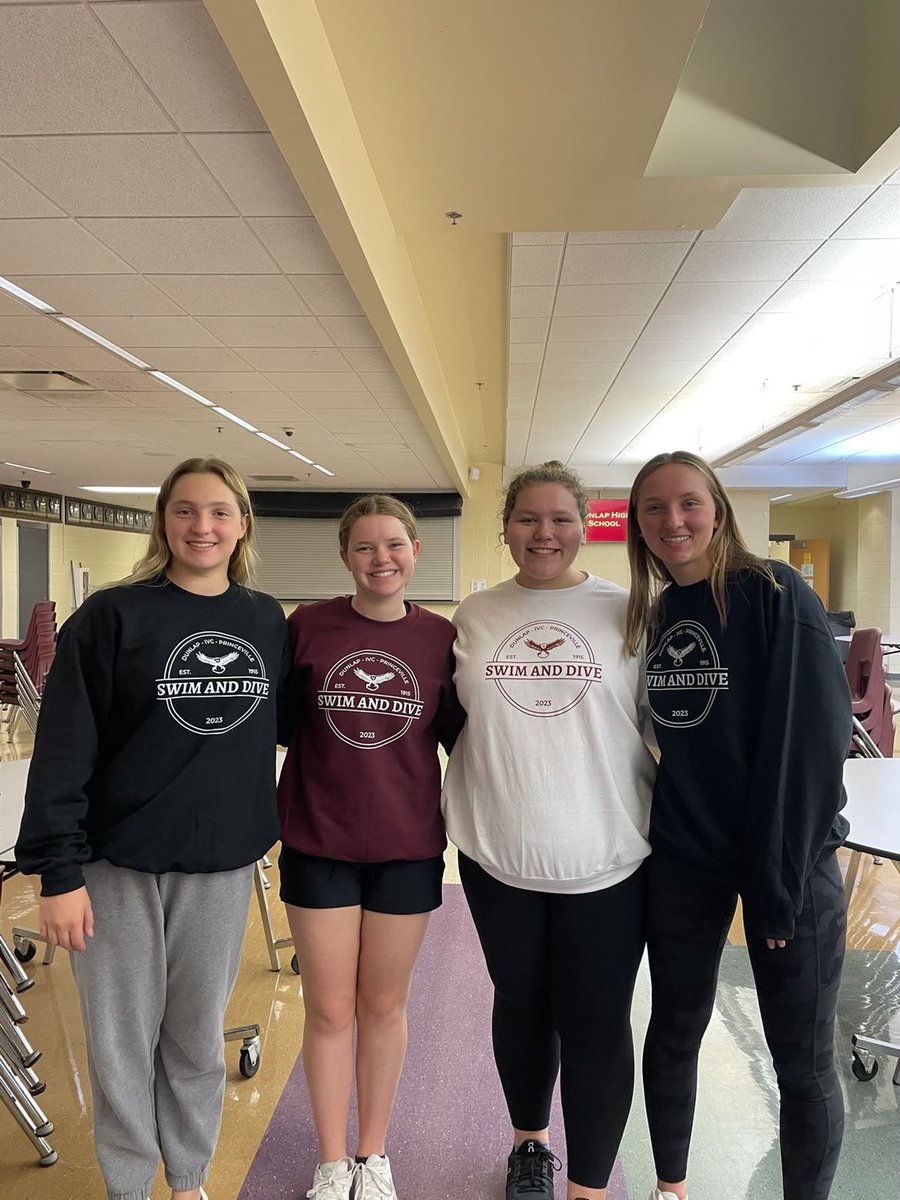 The Eagles win tonight in their dual against University High. Great performances by swimmers and divers!  

Saturday, the team will compete in the Richwoods Midwest Invitational! 
#rolleags