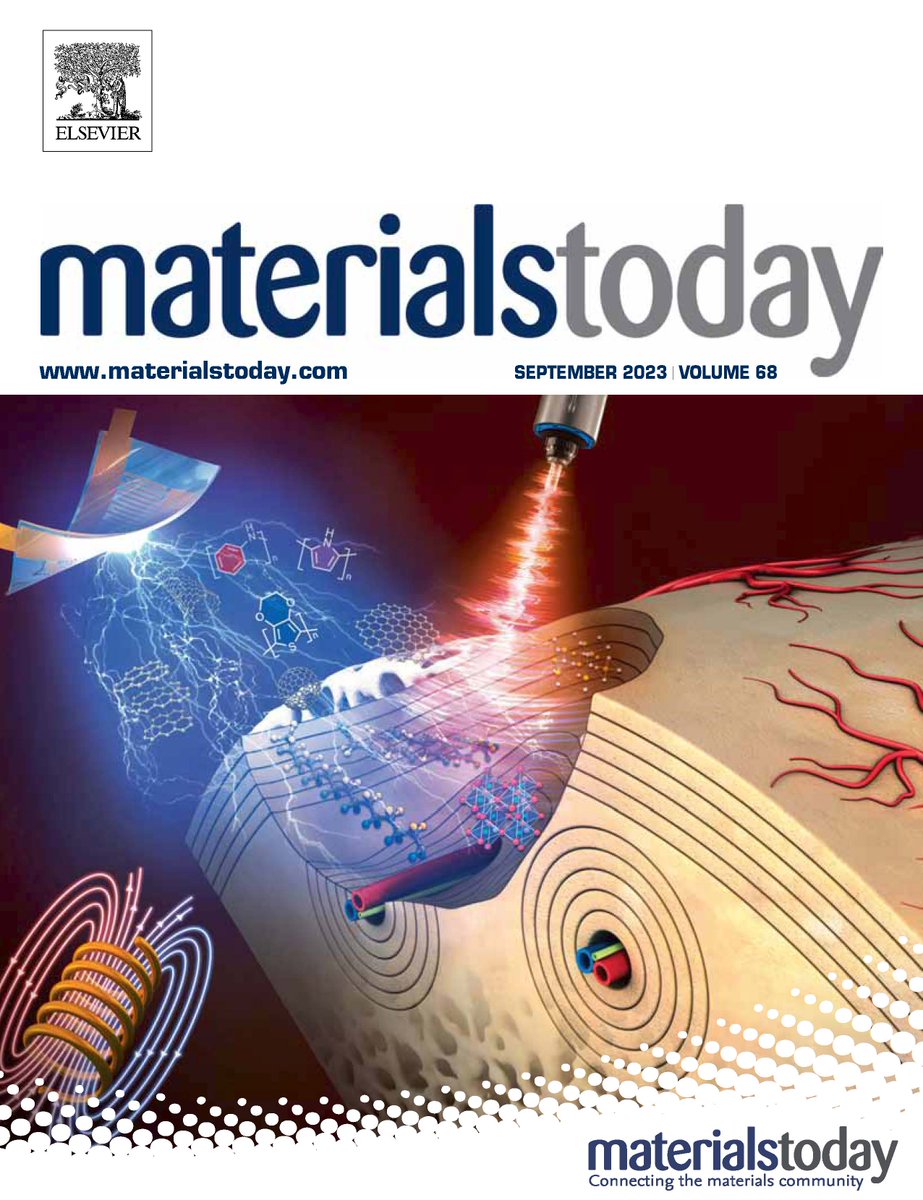 Glad to see our review article appears on the Front Cover of @MaterialsToday's September Issue.