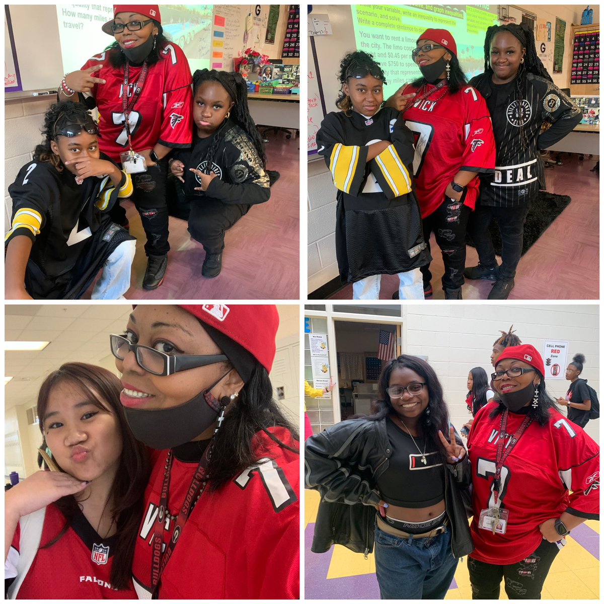 Teachers and students bonding and having a blast during Homecoming week. #DecadesDay #Homecoming2023 #WinningforKids #BuildingRelationships