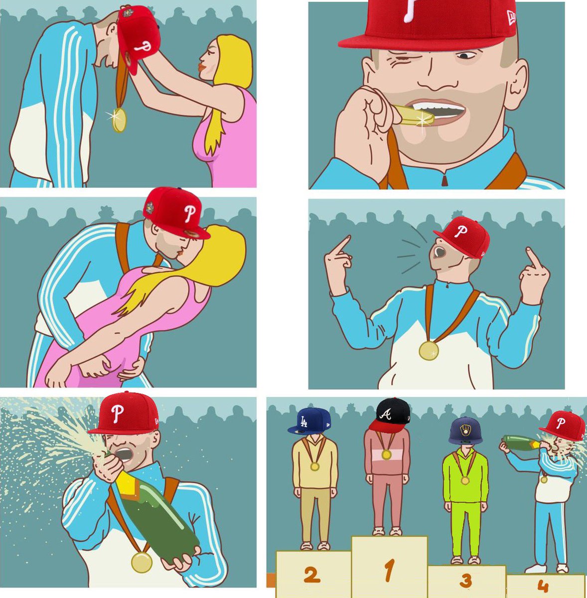 The Phillies are back in the postseason let’s go!!!!!!!!!!